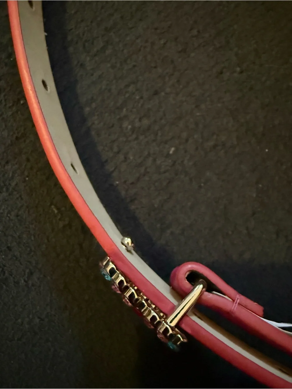 Target Pink belt with crystal Heart